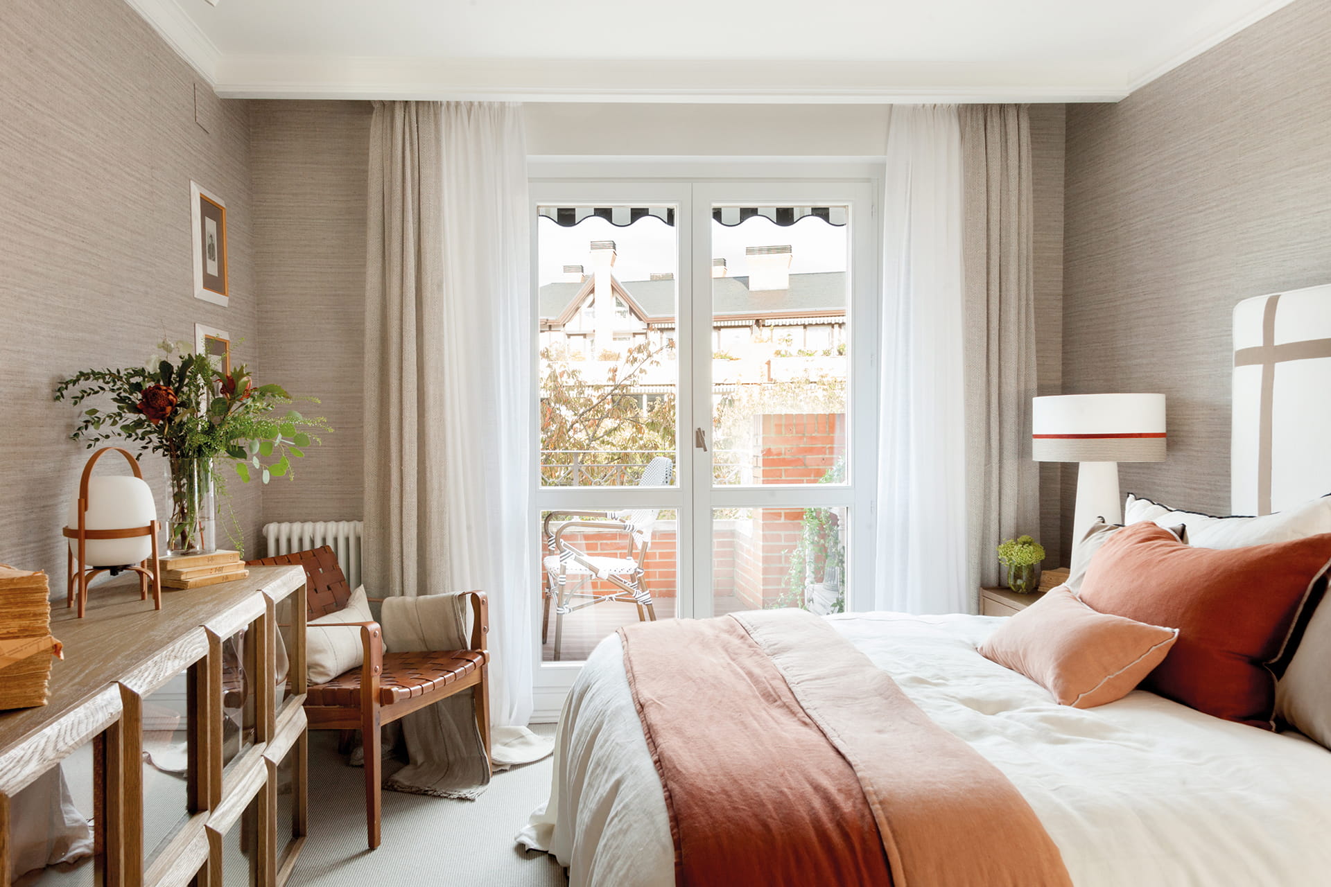 Bright and warm master bedroom