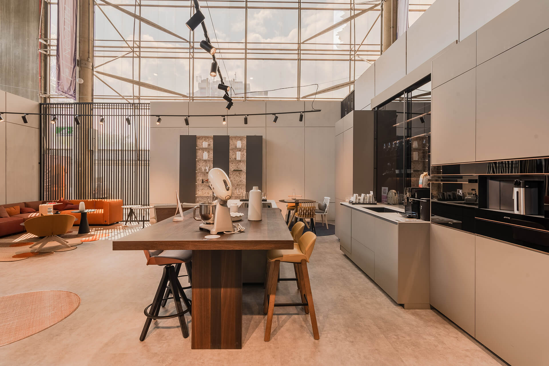Stand cuisines Santos Bogotá au salon du design Medellín 2022