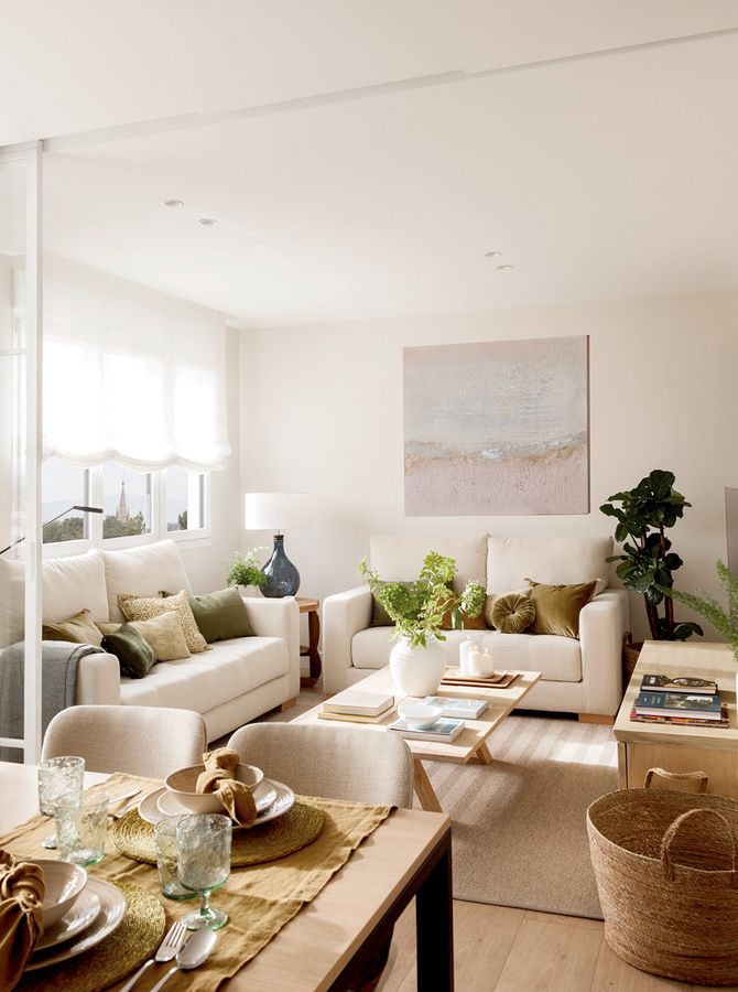 White living room decorated by Sol Van Dorssen