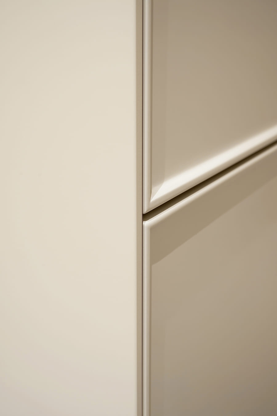 Close-up of a Santos sideboard at the new eba Genève showroom.